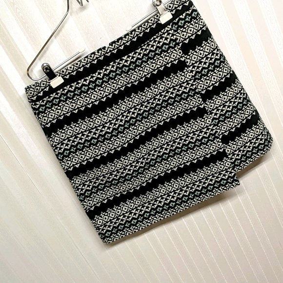 NWT Ann Taylor LOFT Skirt Fair Isle Mini Skirt 14 Cotton Blend NEW - Picture 7 of 7